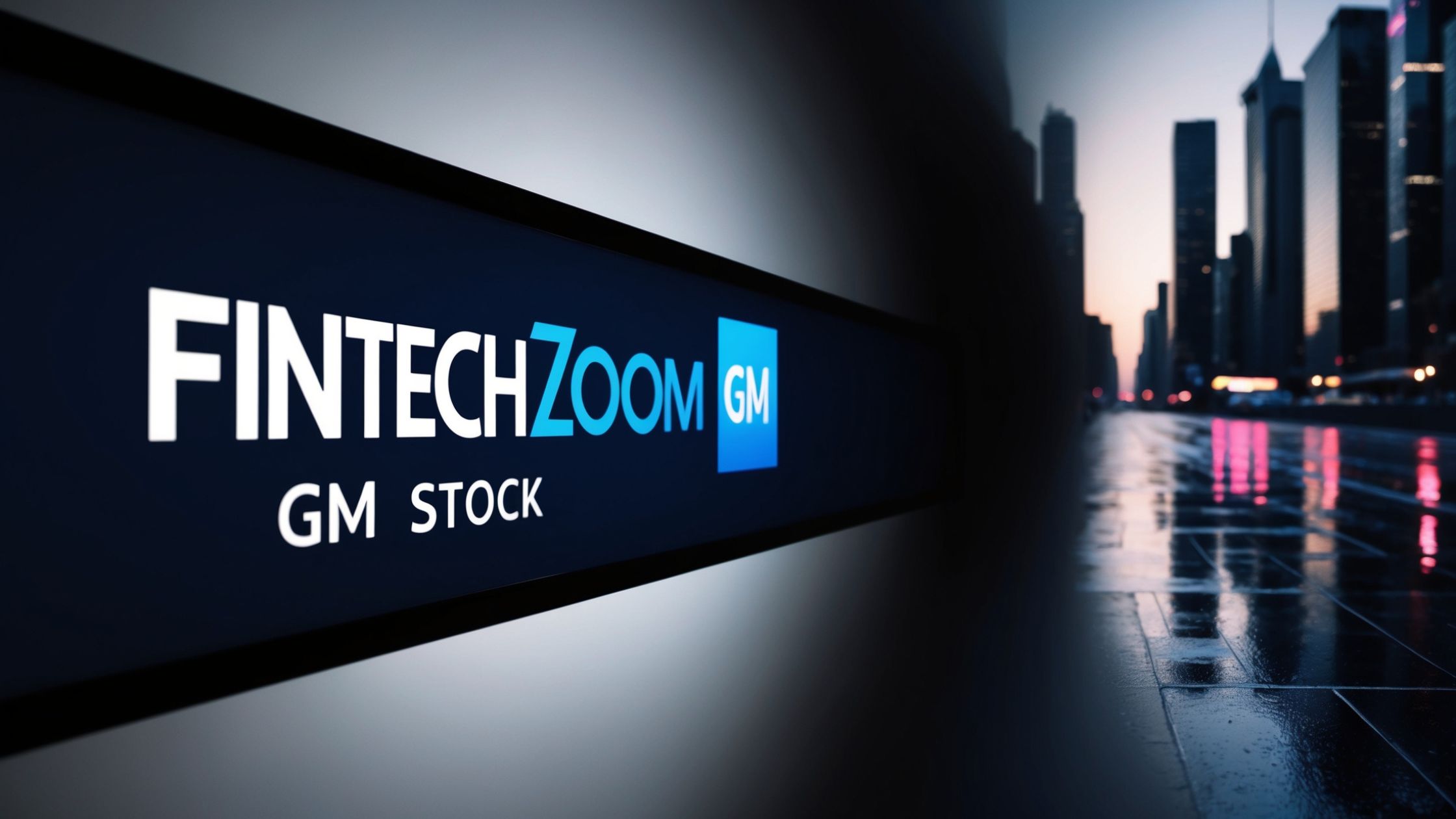 FintechZoom GM Stock